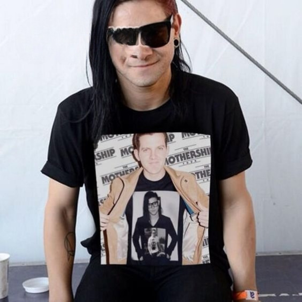 Dj Skrillex Dillon Francis Songs T-Shirt, Cinema Lyrics Skrillex Shirt